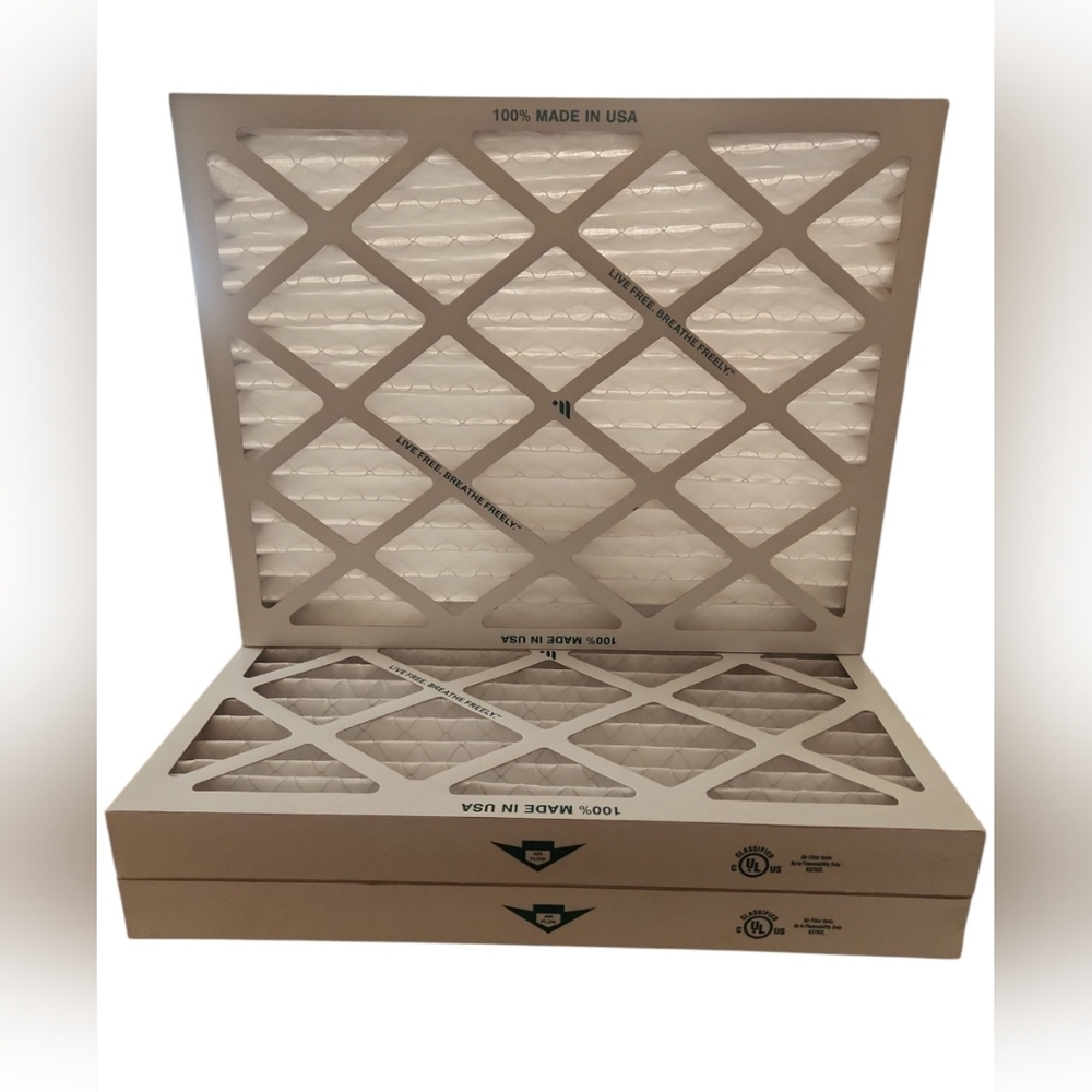 Filterbuy 16x20x2 Pleated Air Filters MERV 13  Replacement HVAC AC Furnace X3!